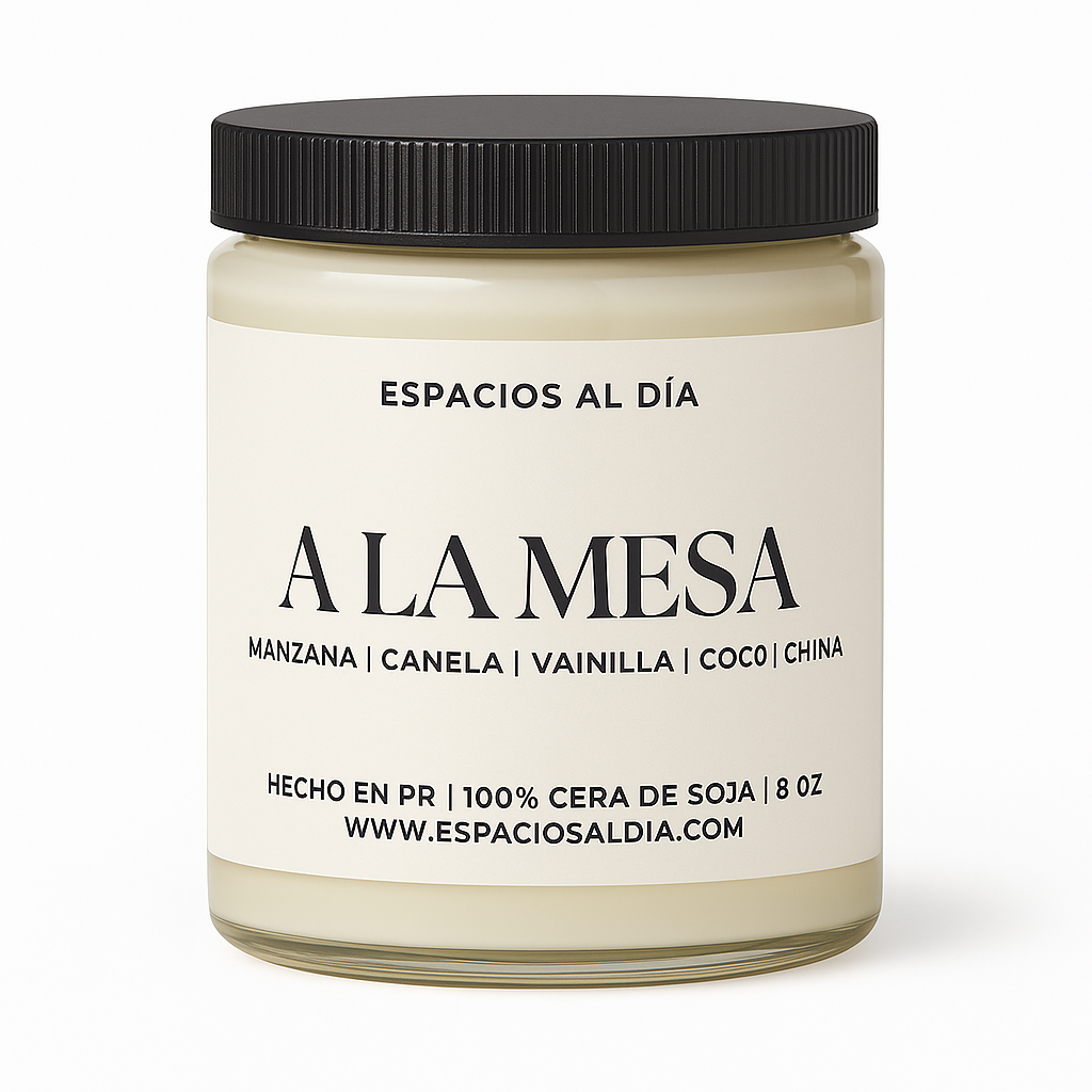 A la mesa