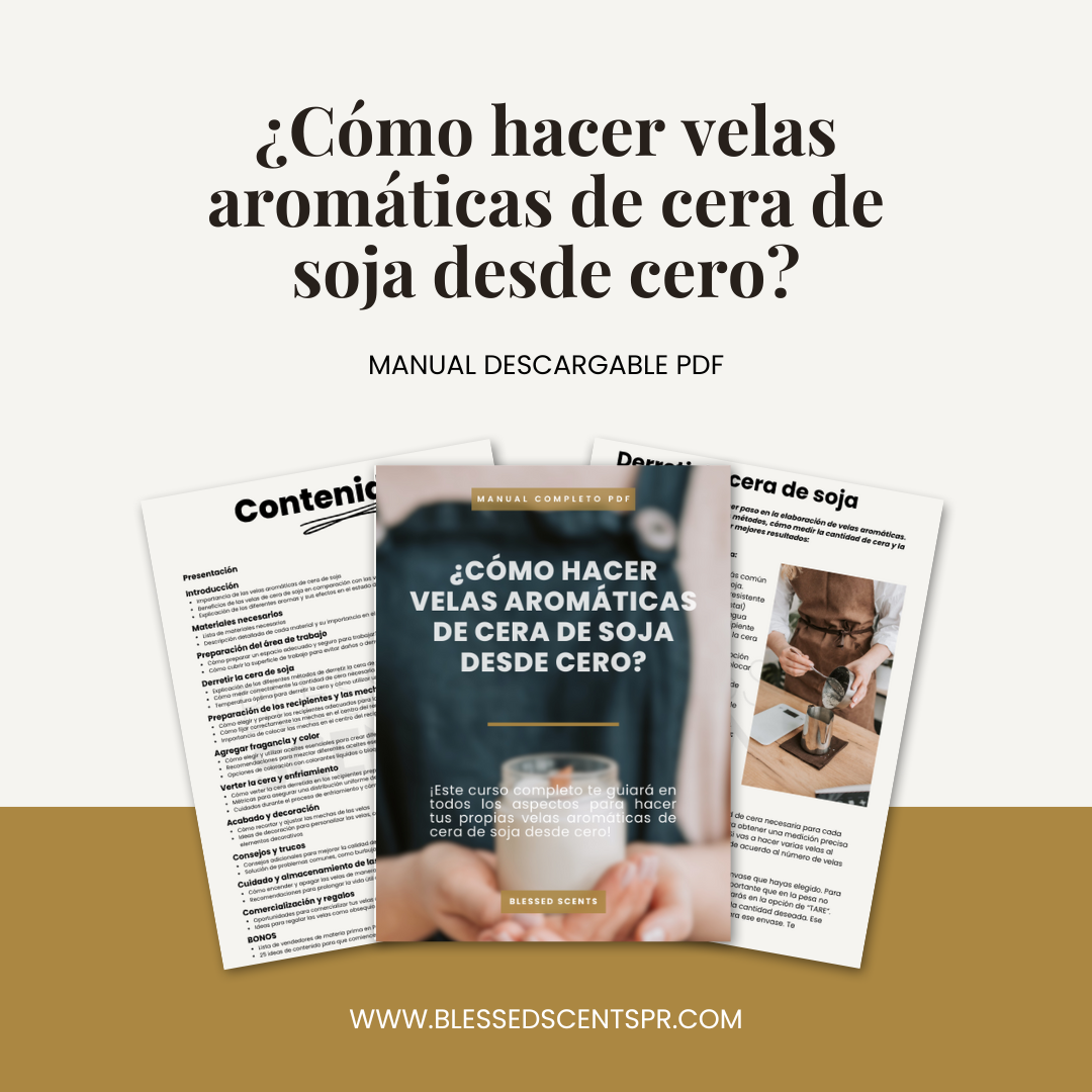 ¿Cómo hacer velas aromáticas de cera de soja desde cero?