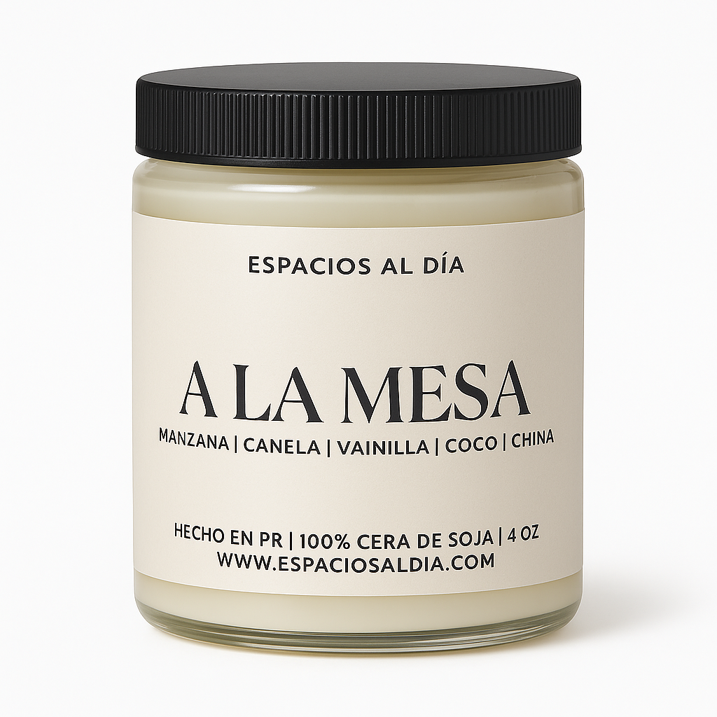 A la mesa