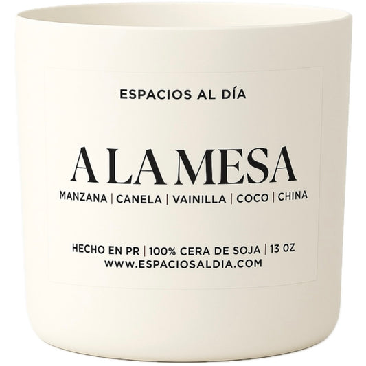 A la mesa